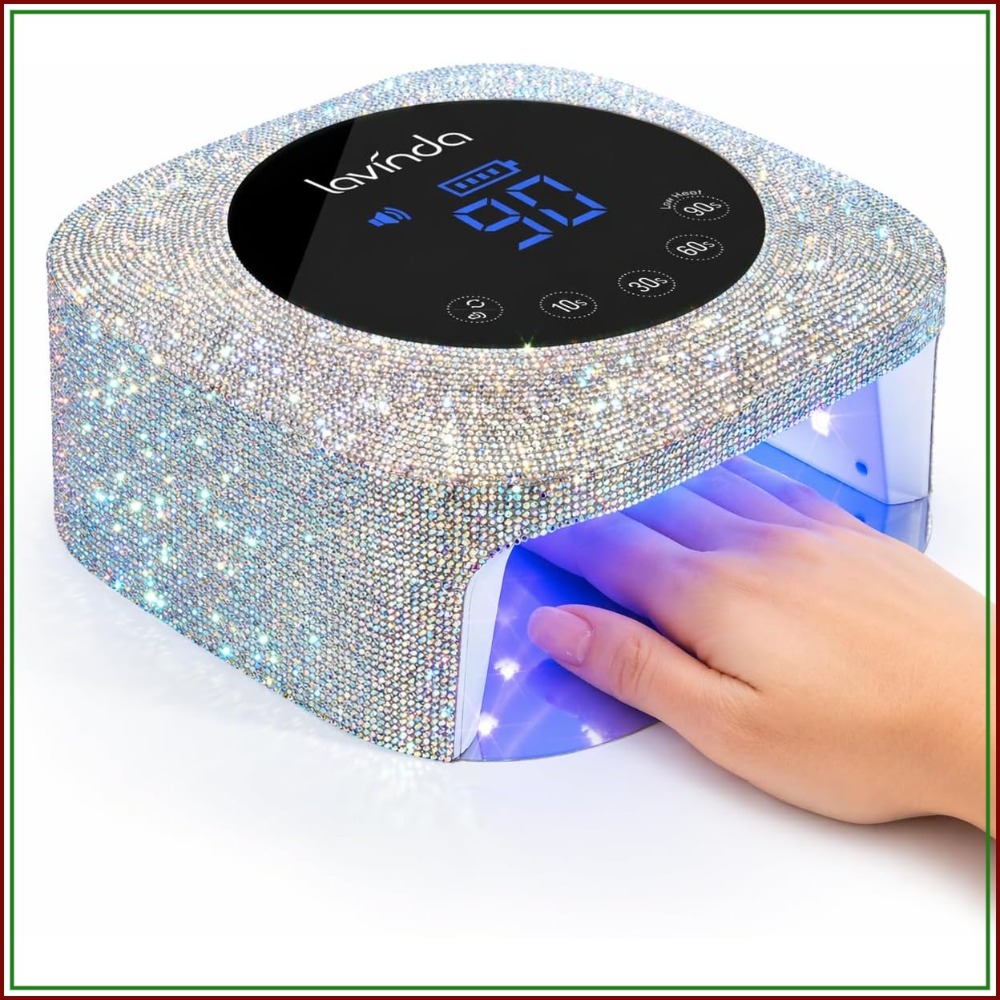 Uv Nail Lamp - 54W Rechargeable Cordless UV LED Nail