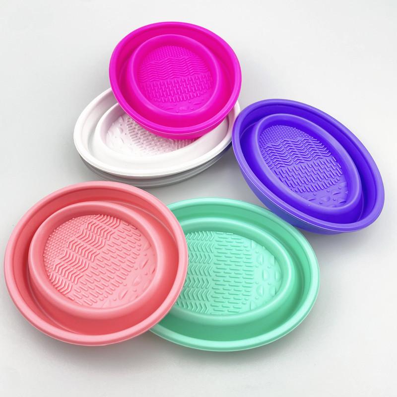 Cosmetic Sponge - Cleaner Folding Powder Soft Silicone Makeup
