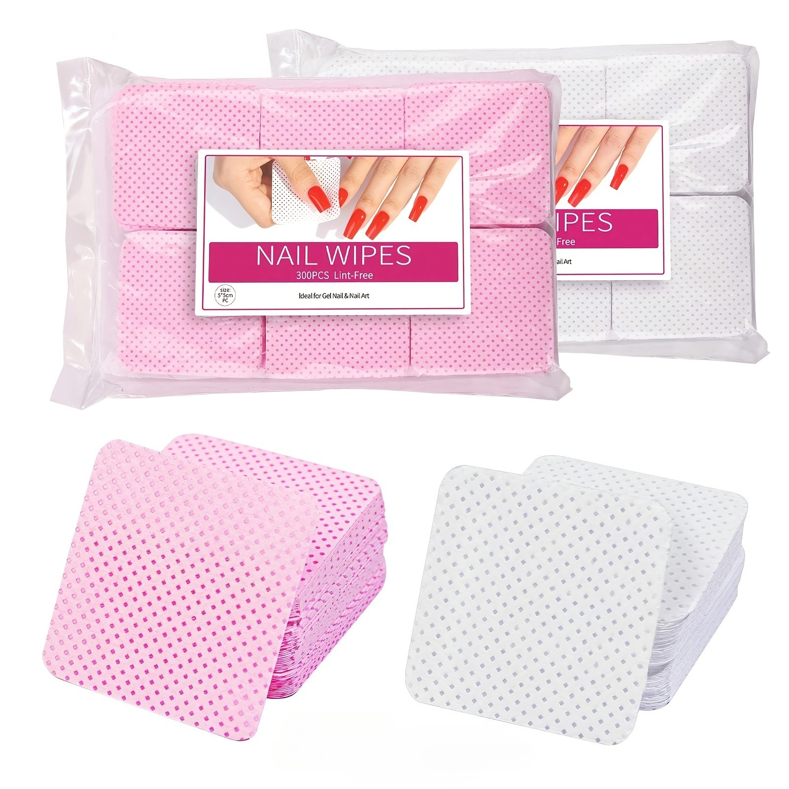 Beauty Makeup Remover - 600pcs/2bag Hairless Nail Polish Makeup Remover