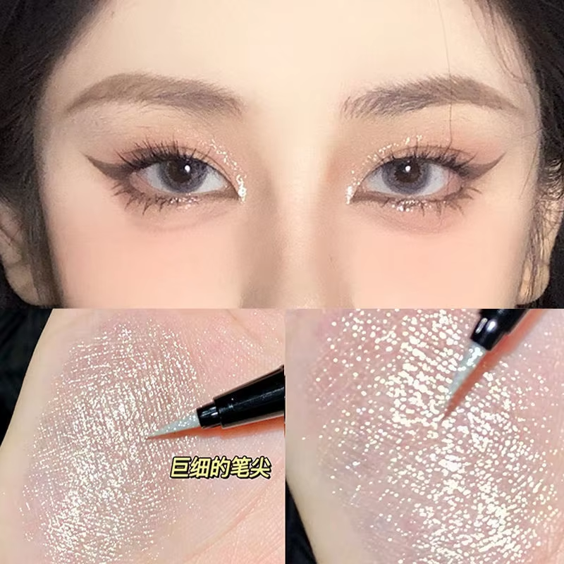 Eyeshadow Glitter Pigment - Highlighting Liquid Eyeliner,Aegyo Sal Shimmer Natural