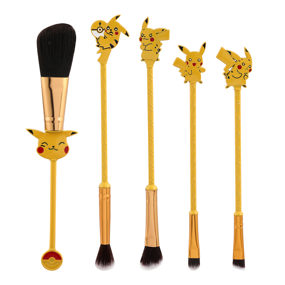 5pcs/set Pokemon Pikachu Makeu - Beauty Makeup Foundation avaliação e preço