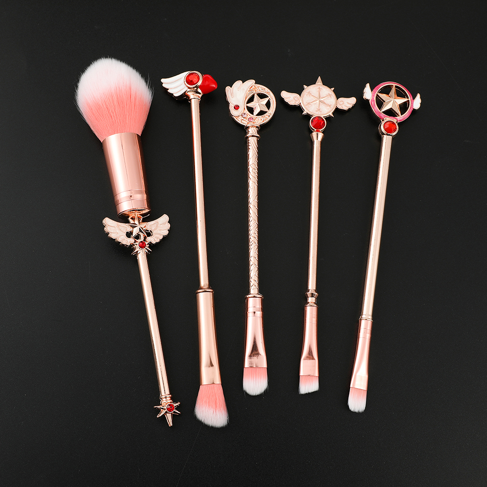 Sailor Moon Makeup Brushes Set - Beauty Makeup Foundation avaliação e preço