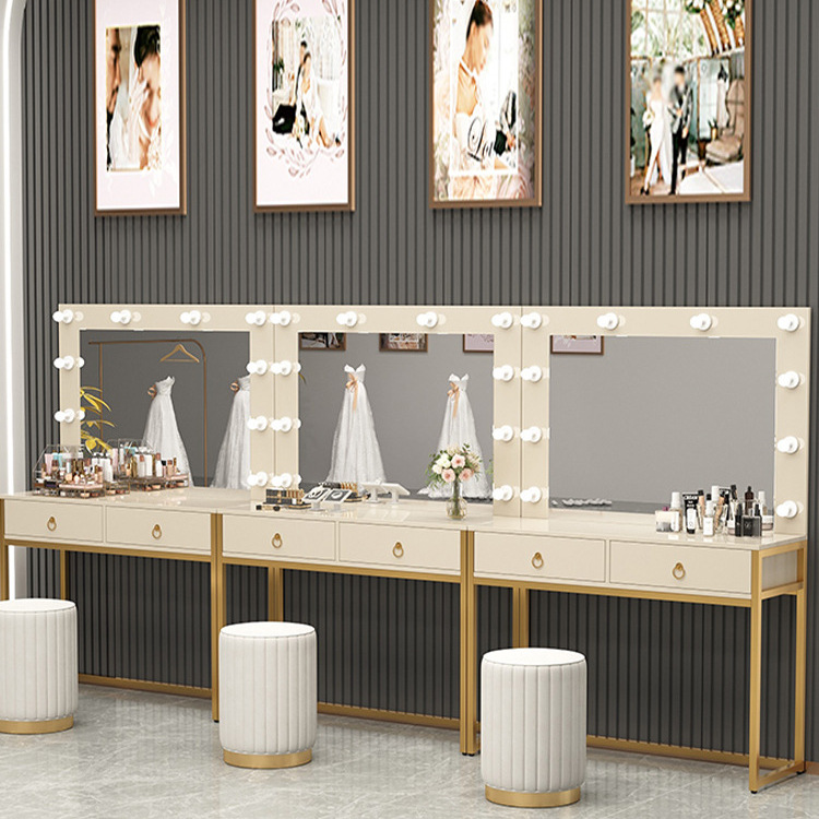 Dressing table with light mirr - Beauty Makeup Bridal avaliação e preço