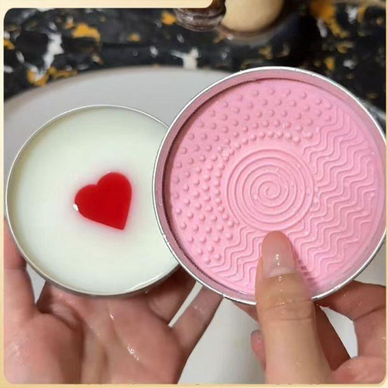 SU Cute Heart Shaped Makeup Br - Cosmetic Sponge avaliação e preço