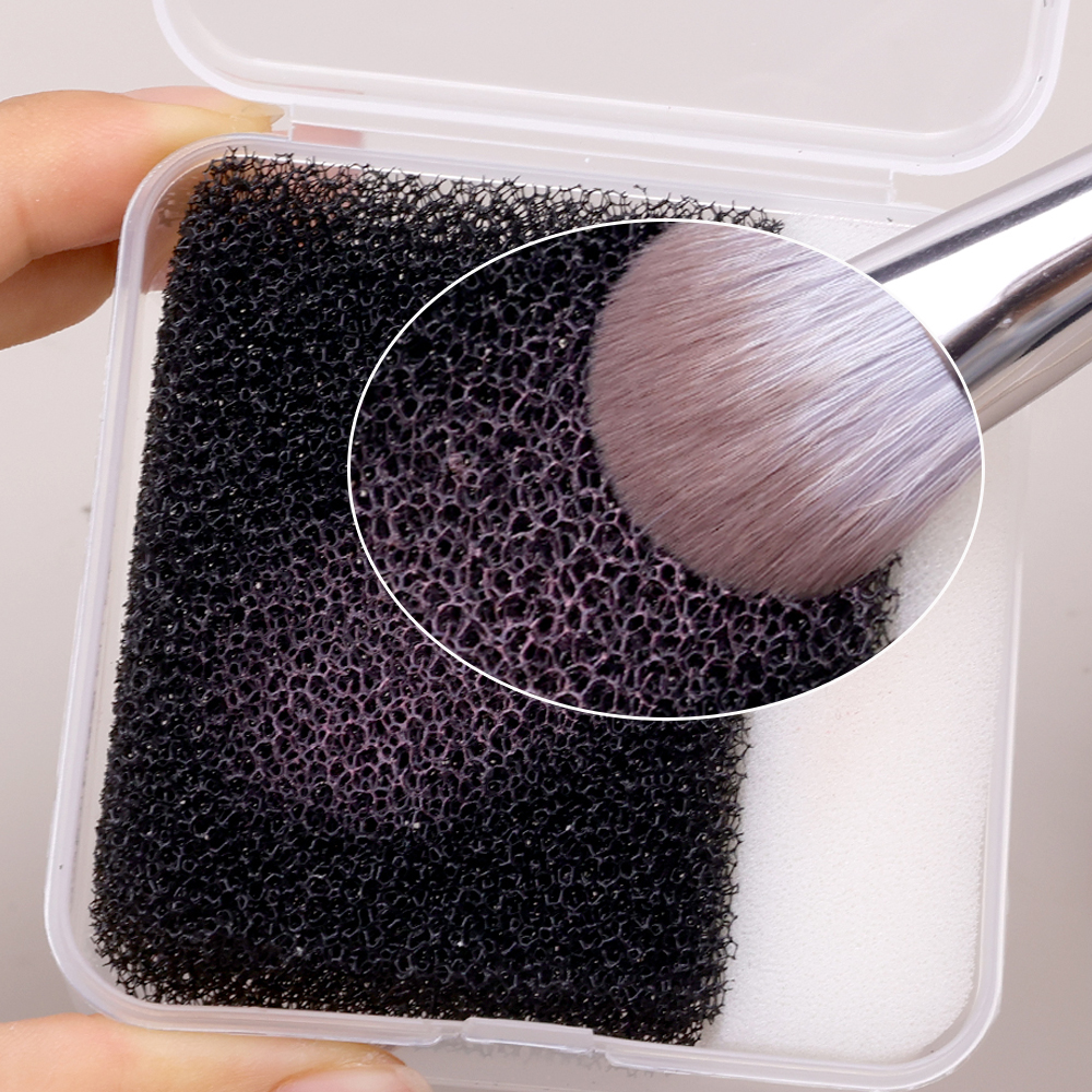 New Makeup Brush Cleaning Box  - Cosmetic Sponge avaliação e preço