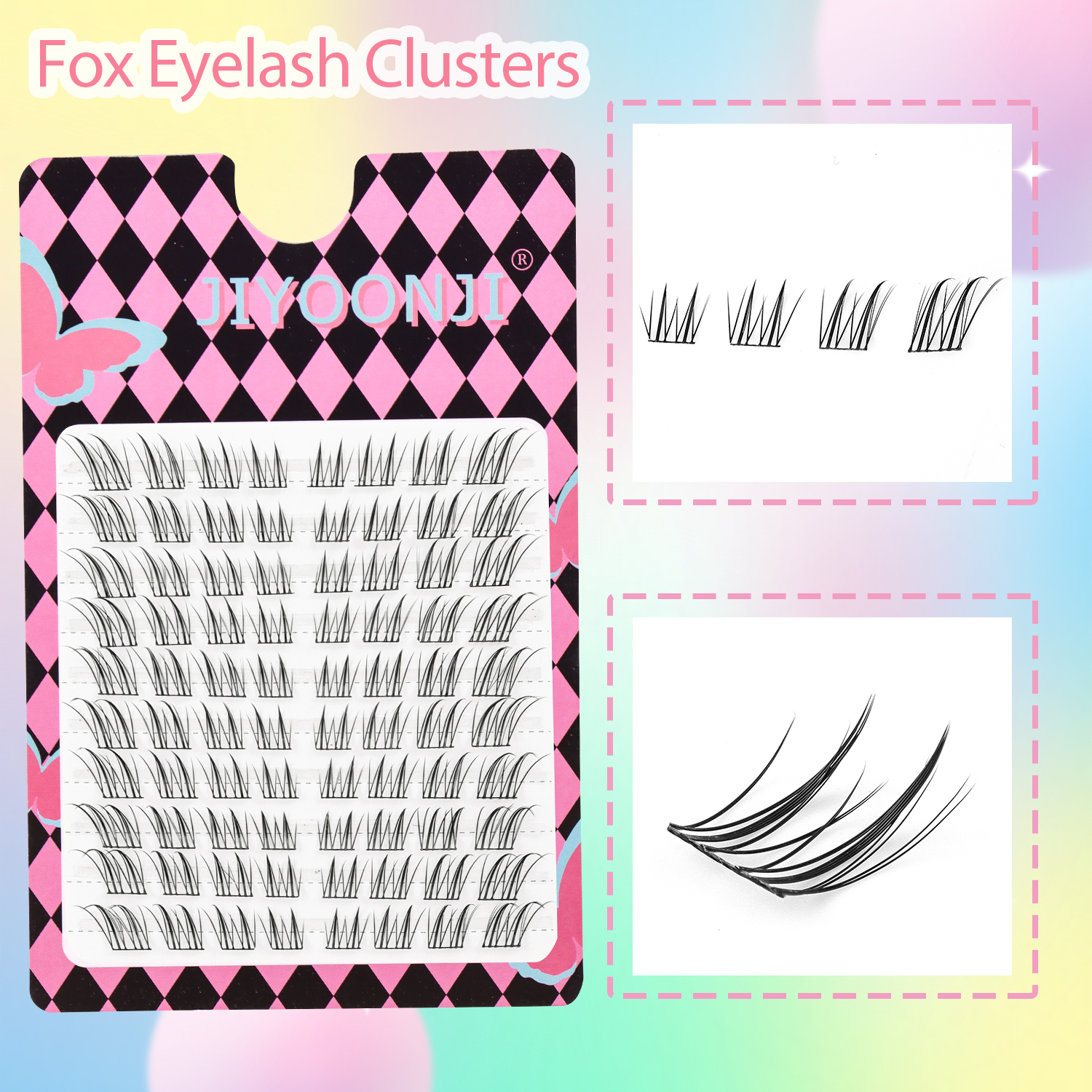 80 Clusters of Fox-Style False - False Eyelashes Natural avaliação e preço