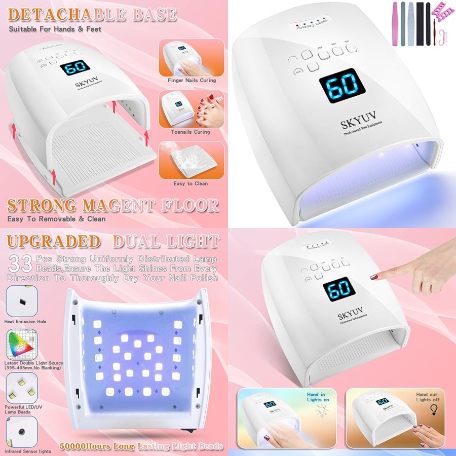 Rechargeable Faster Drying UV  - Uv Nail Lamp avaliação e preço