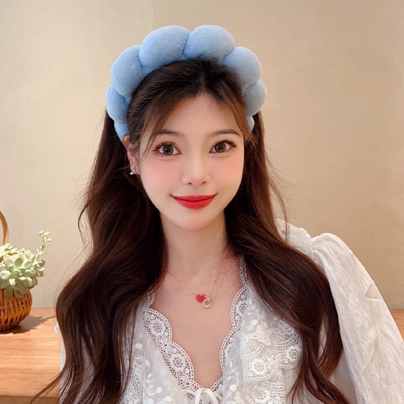Retro Puffy Hair Band Sponge H - Woman Beauty Makeup avaliação e preço