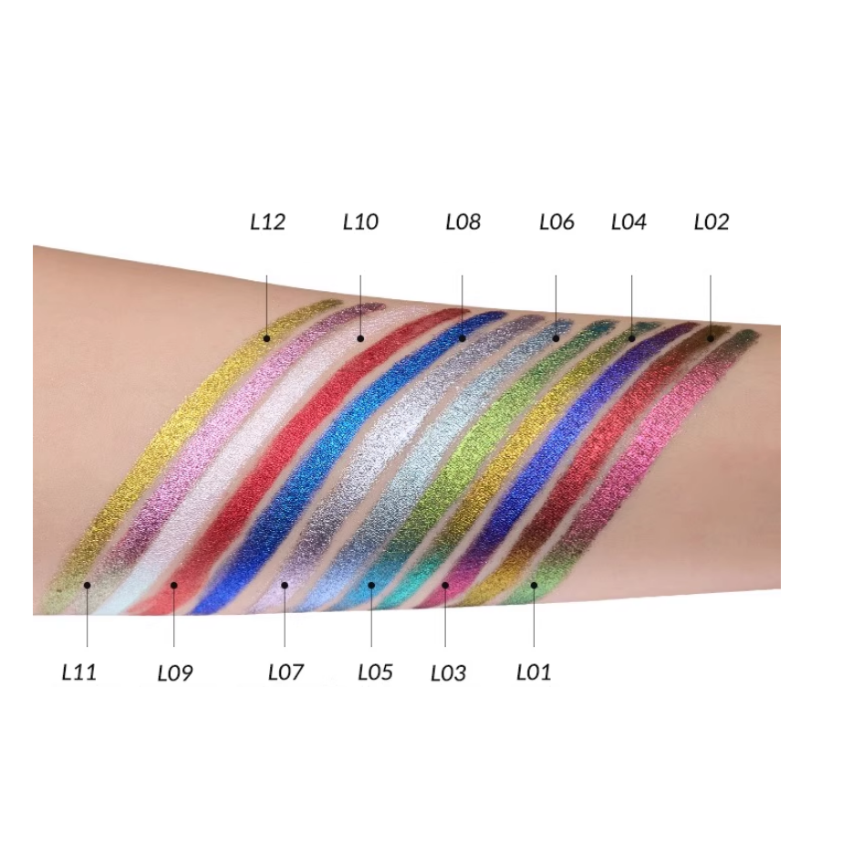 Kaleidos Eyeshadow Gel Pencil  - Eyeshadow Glitter Pigment avaliação e preço