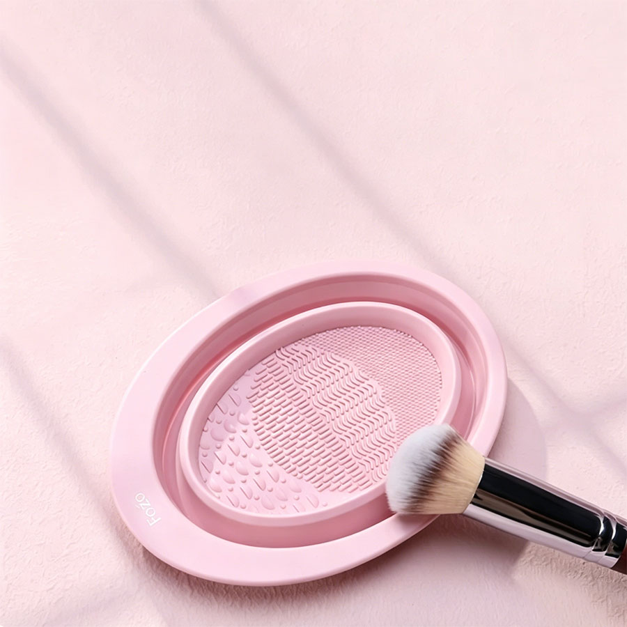 Makeup Brush Cleaner Bowl Sili - Cosmetic Sponge avaliação e preço