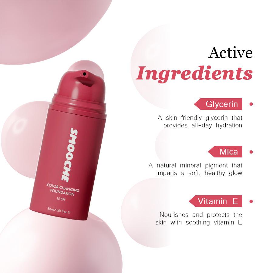 SMOOCHE Color Changing Foundat - Beauty Makeup Foundation avaliação e preço