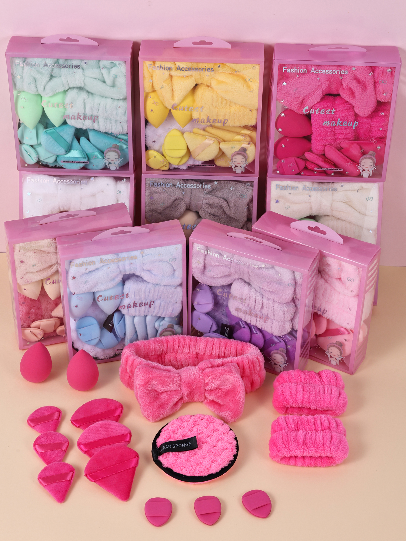 15pcs Women Wash Face Spa Hair - Woman Beauty Makeup avaliação e preço