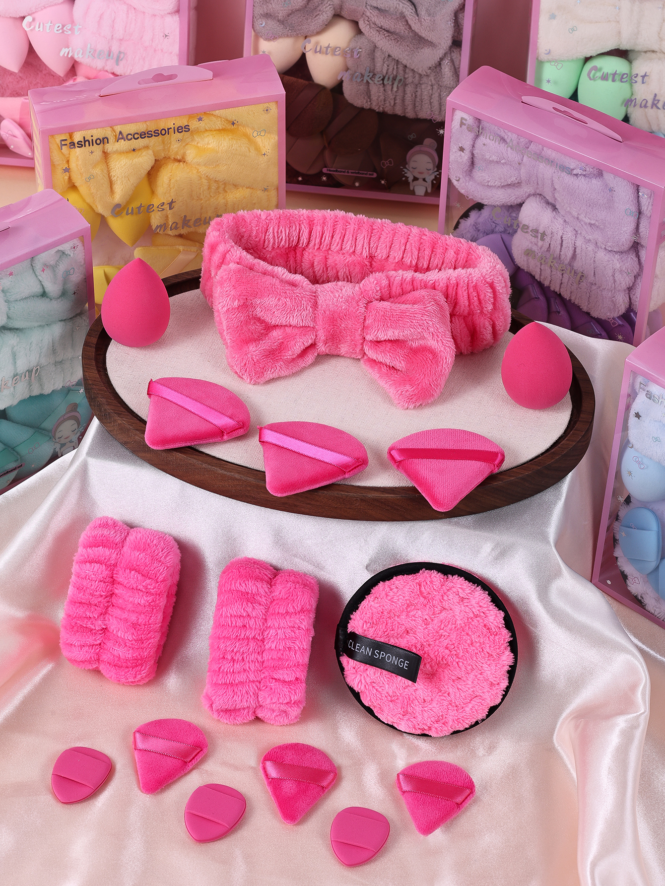 15pcs Women Wash Face Spa Hair - Woman Beauty Makeup avaliação e preço