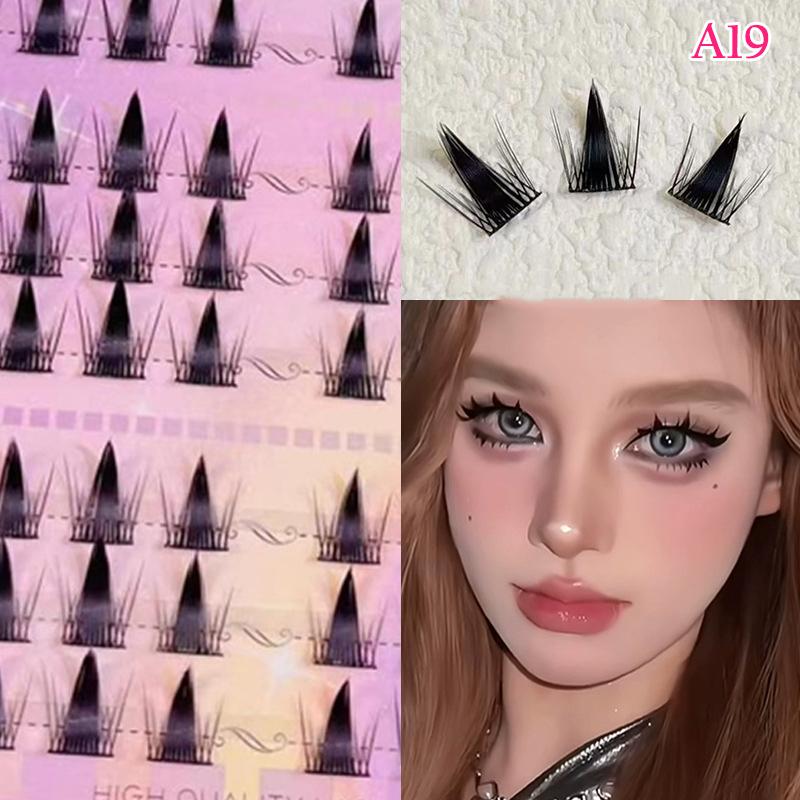 New 6‑Row DIY Segmented Manga  - False Eyelashes Natural avaliação e preço