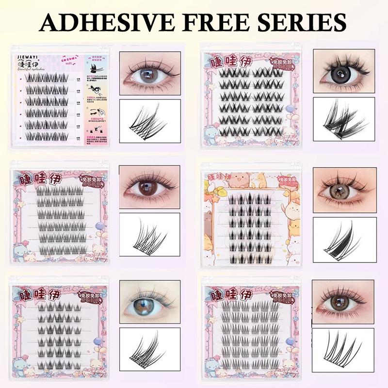 New 6‑Row DIY Segmented Manga  - False Eyelashes Natural avaliação e preço