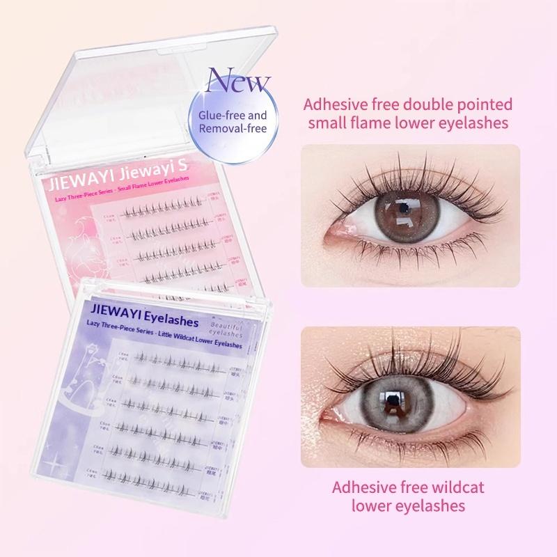 New 6‑Row DIY Segmented Manga  - False Eyelashes Natural avaliação e preço