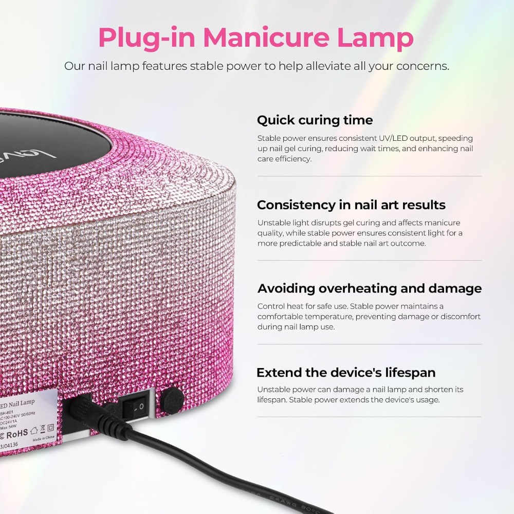 54W UV LED Nail Lamp with Dual - Uv Nail Lamp avaliação e preço
