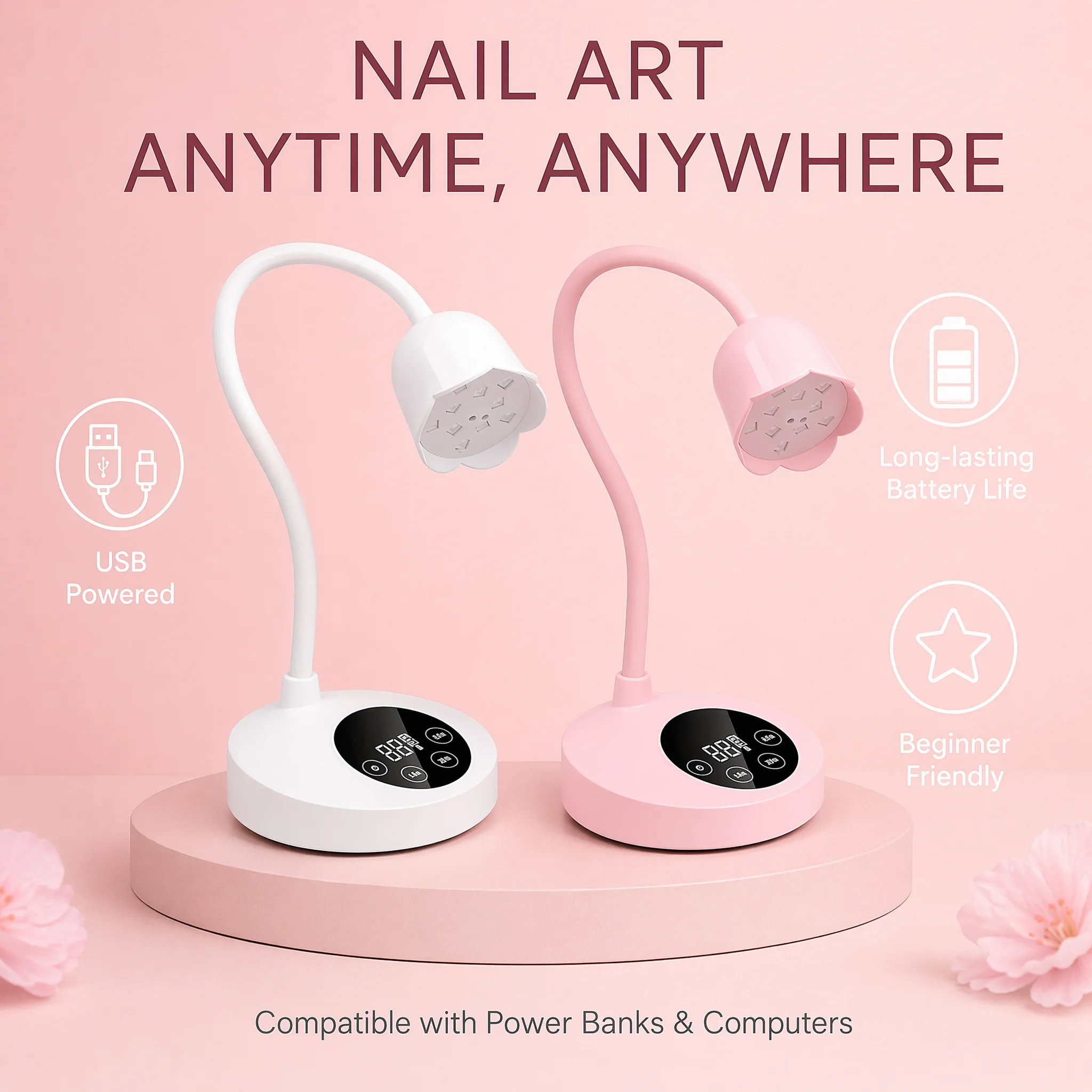 UV LED Nail Lamp Rechargeable  - Uv Nail Lamp avaliação e preço