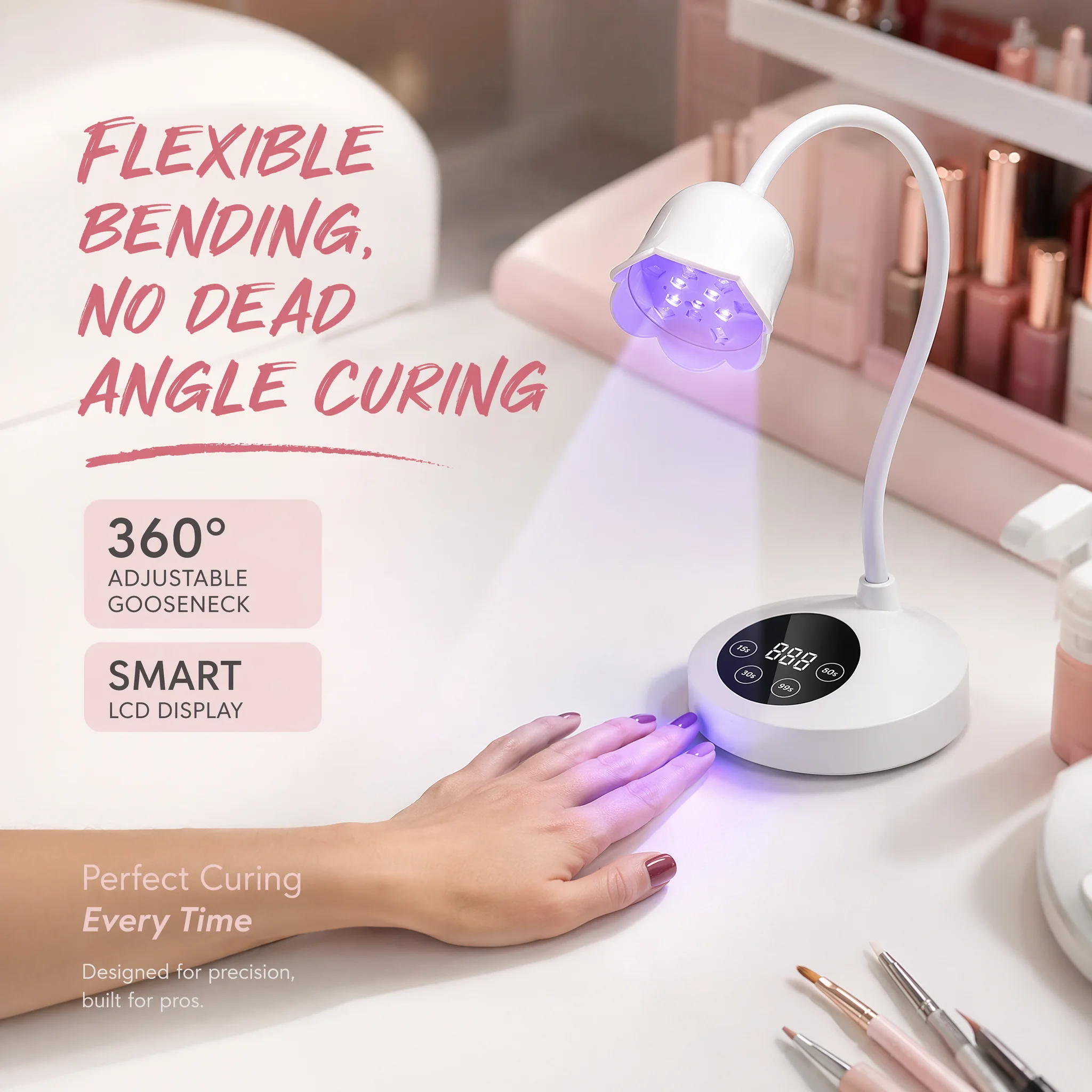 UV LED Nail Lamp Rechargeable  - Uv Nail Lamp avaliação e preço