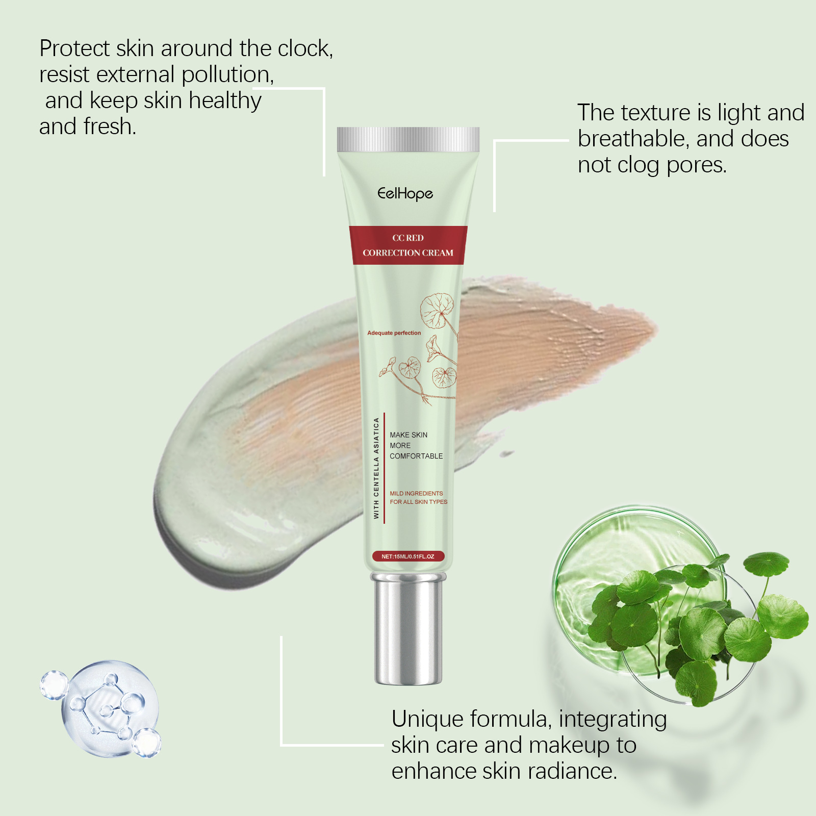 15ml CC Cream Liquid Foundatio - Concealer Full Coverage avaliação e preço