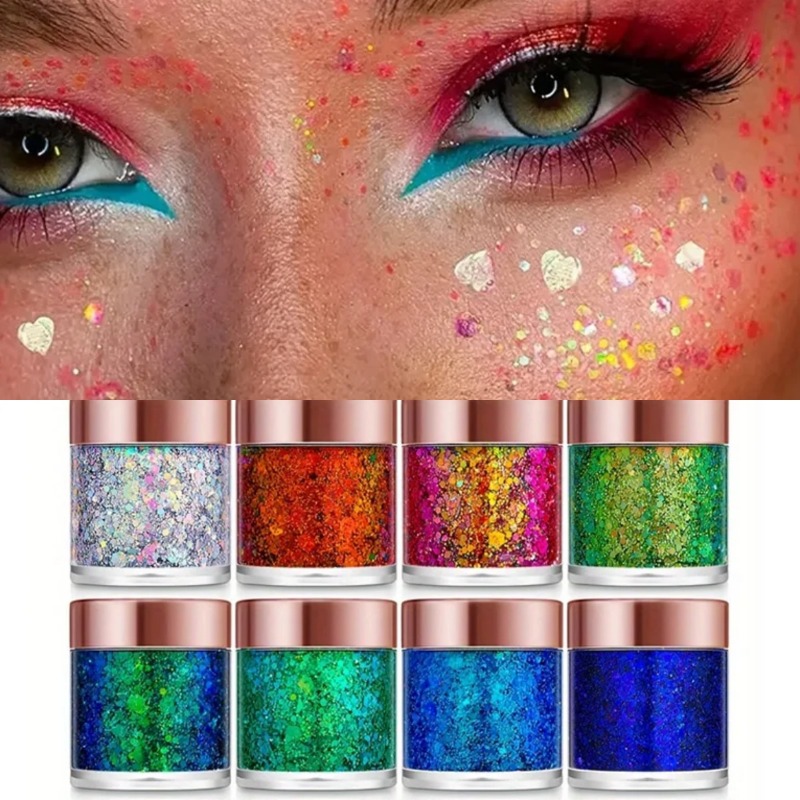 1Pc Sequins Body Glitter Gel M - Eyeshadow Glitter Pigment avaliação e preço