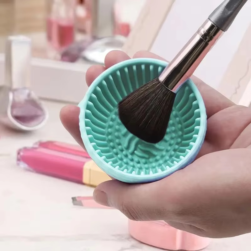 Makeup Brush Cleaner Soft Sili - Cosmetic Sponge avaliação e preço