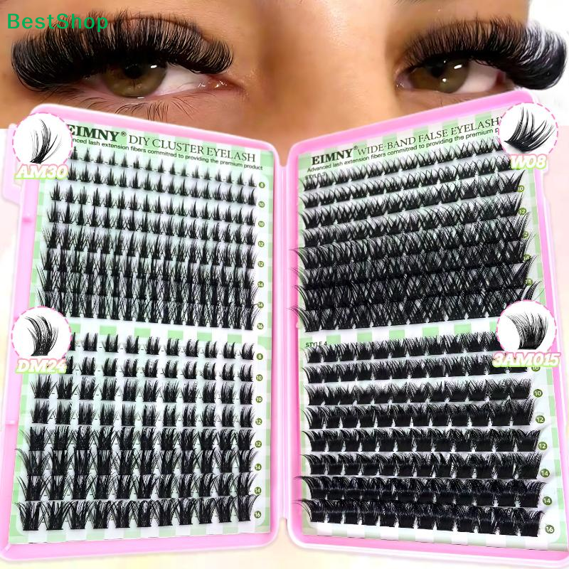 ✂640 Clusters 8-16mm Length Fa - False Eyelashes Natural avaliação e preço