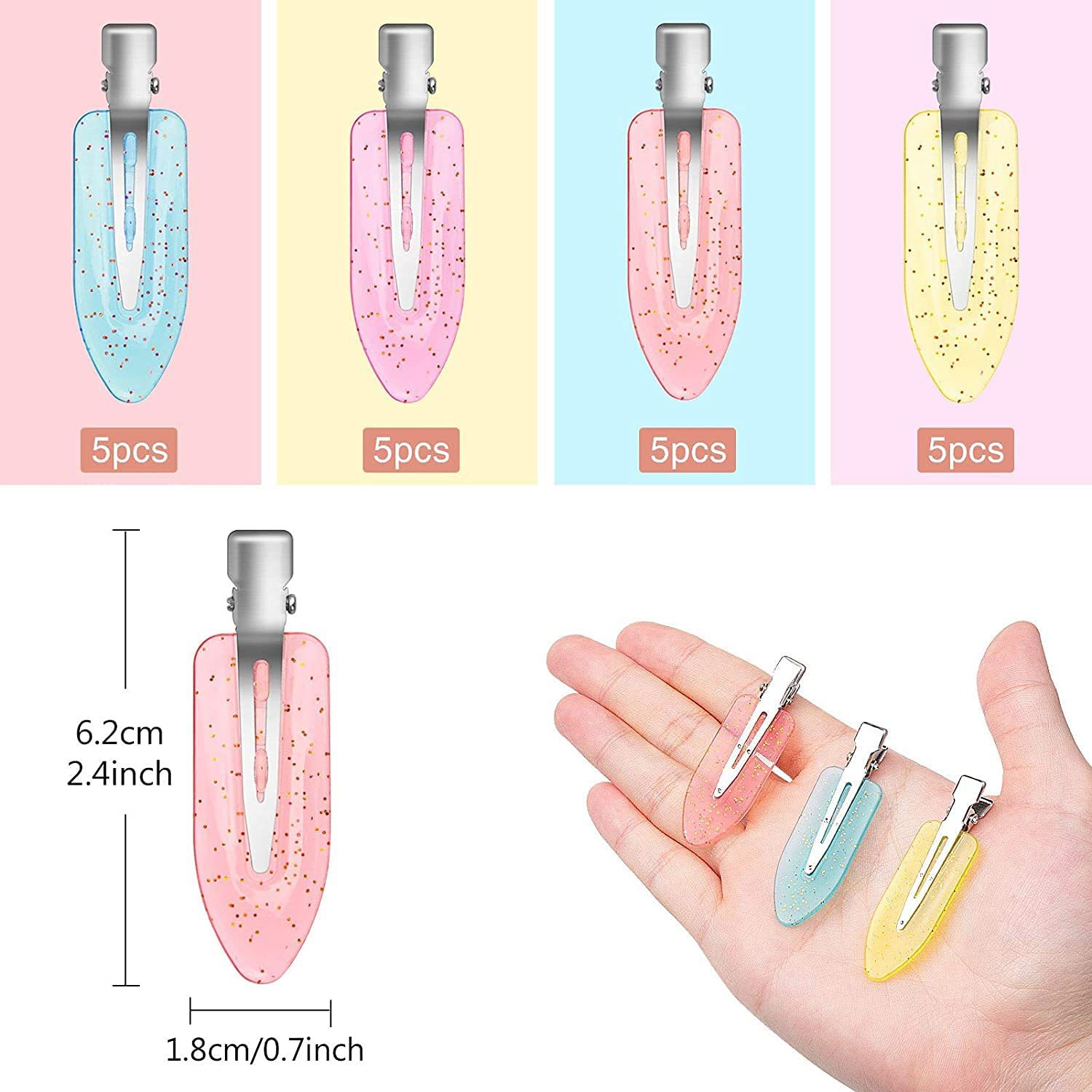 20PCS Beauty Salon Seamless Ha - Woman Beauty Makeup avaliação e preço