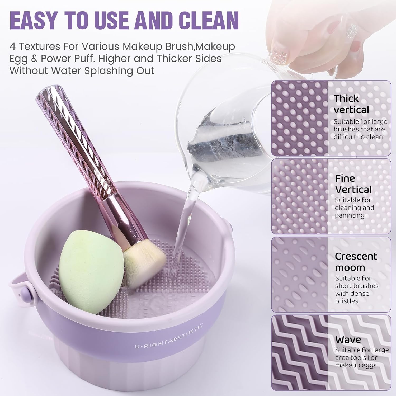 Makeup Brush Cleaning Bowl Bea - Cosmetic Sponge avaliação e preço
