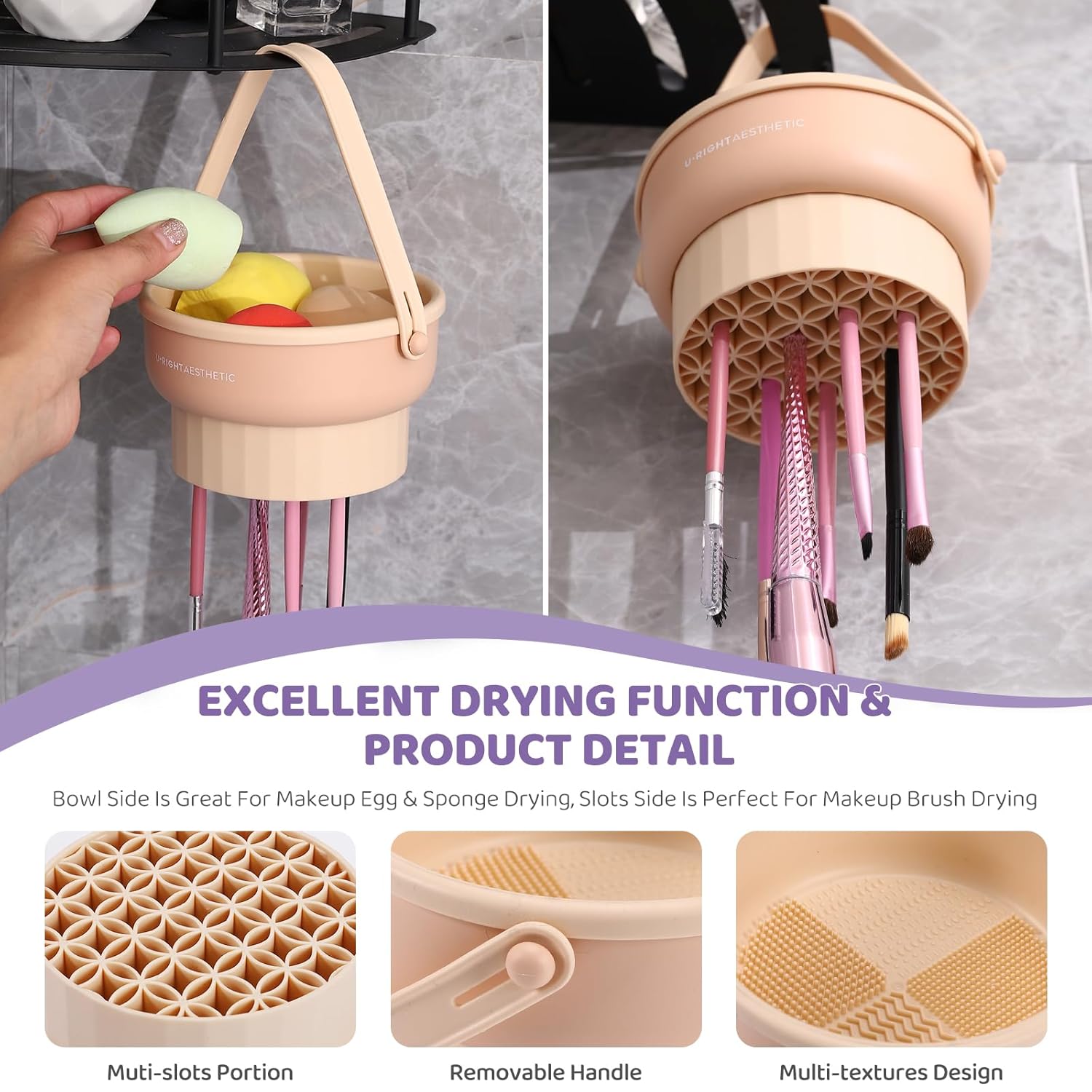 Makeup Brush Cleaning Bowl Bea - Cosmetic Sponge avaliação e preço