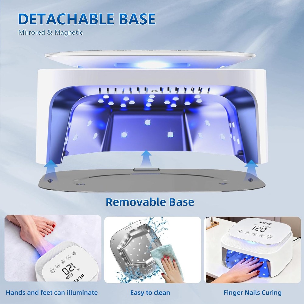 60W Cordless UV LED Nail Lamp  - Uv Nail Lamp avaliação e preço