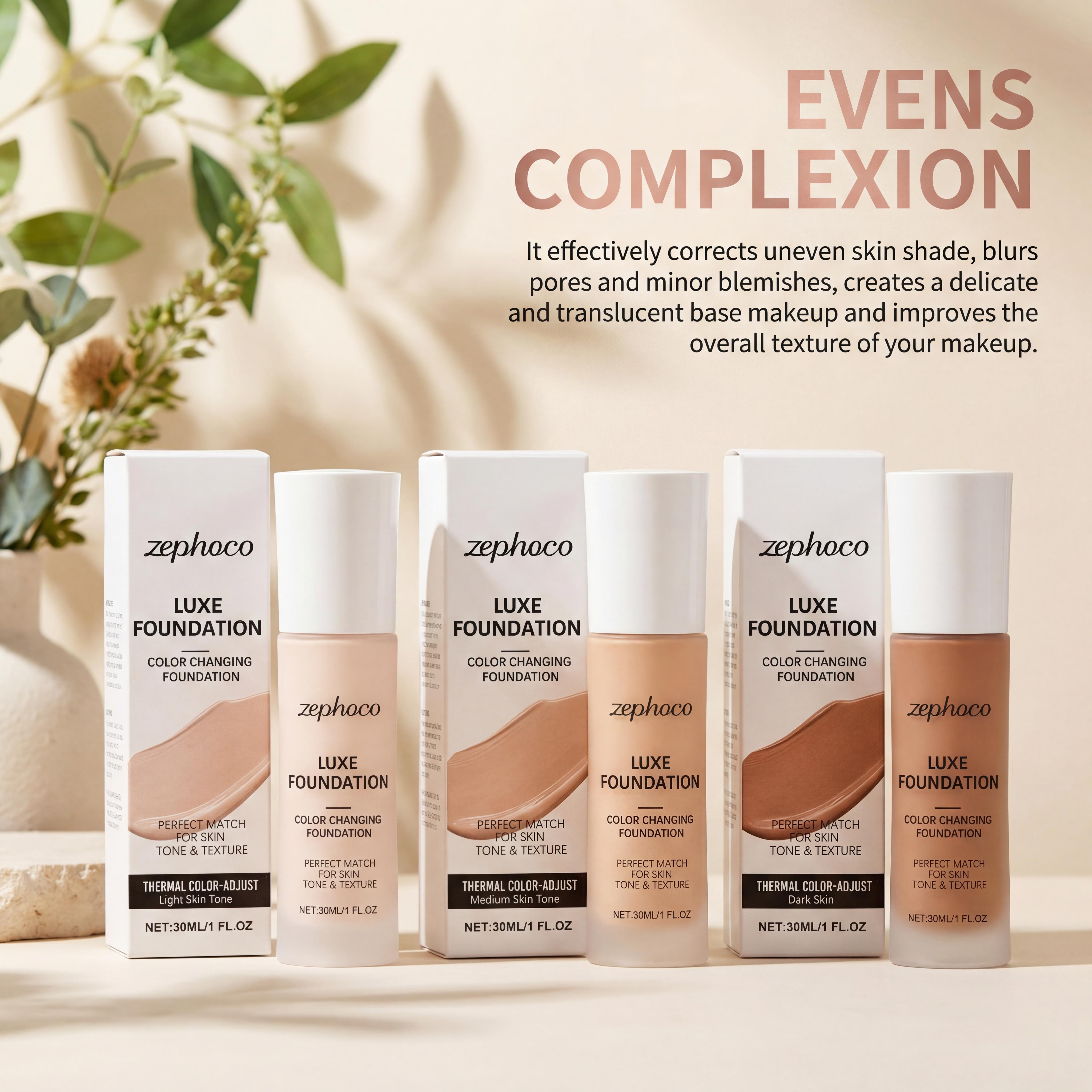 Zephoco Foundation Liquid Full - Concealer Full Coverage avaliação e preço