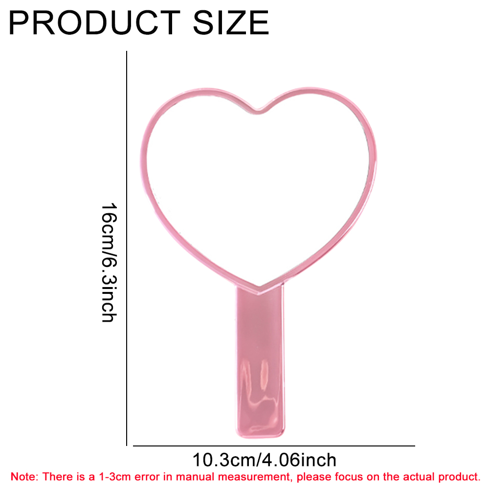1pc Handheld Makeup Mirror Ele - Woman Beauty Makeup avaliação e preço