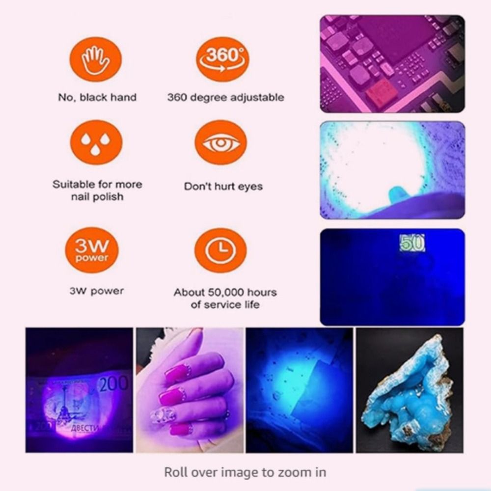 Portable 5W/3W UV Led Nail Lam - Uv Nail Lamp avaliação e preço
