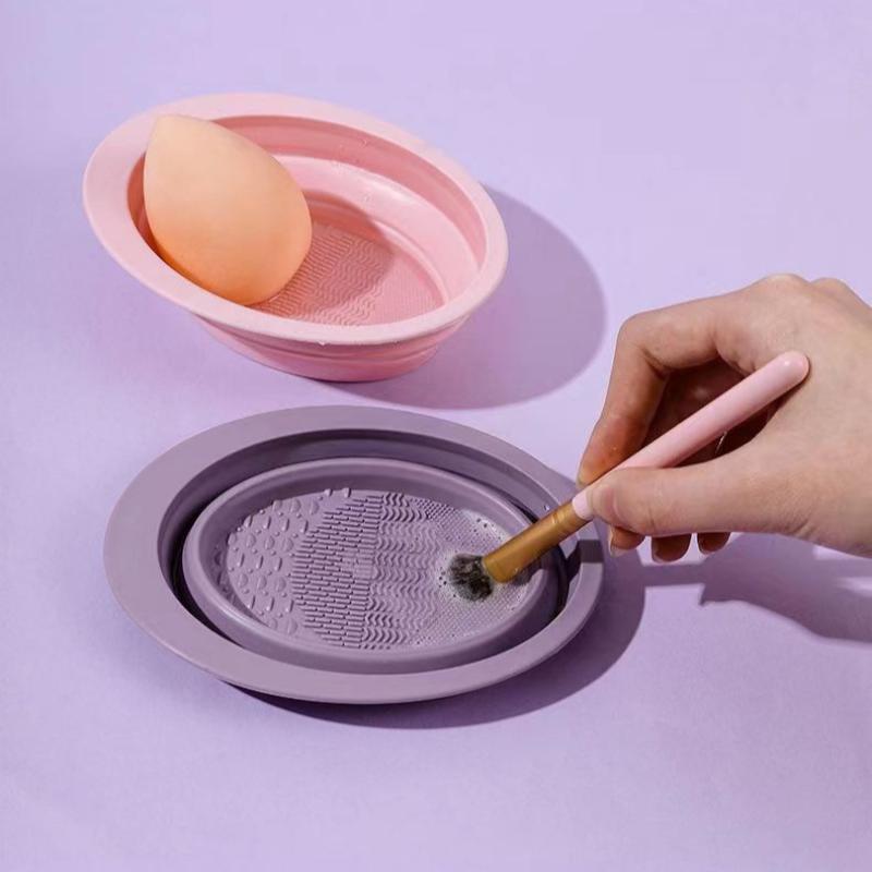 Cleaner Folding Powder Soft Si - Cosmetic Sponge avaliação e preço