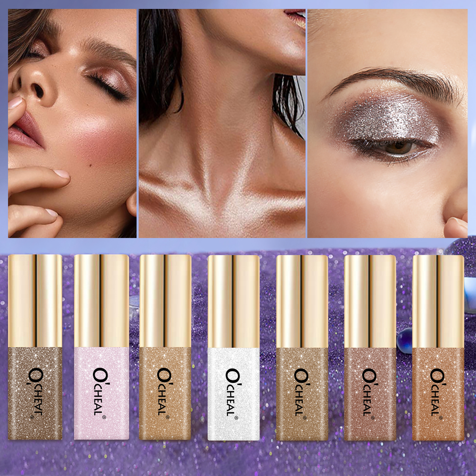 O’cheal Liquid Eye Shadow Neck - Eyeshadow Glitter Pigment avaliação e preço