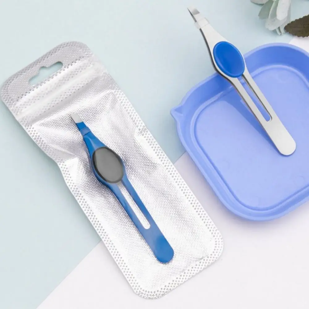 Stainless Steel Eyebrow Tweeze - Beauty Makeup Remover avaliação e preço