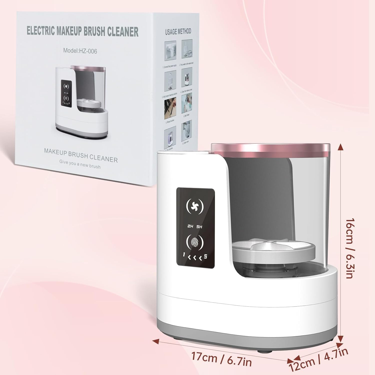 Automatic Rotating Makeup Brus - Beauty Makeup Products avaliação e preço