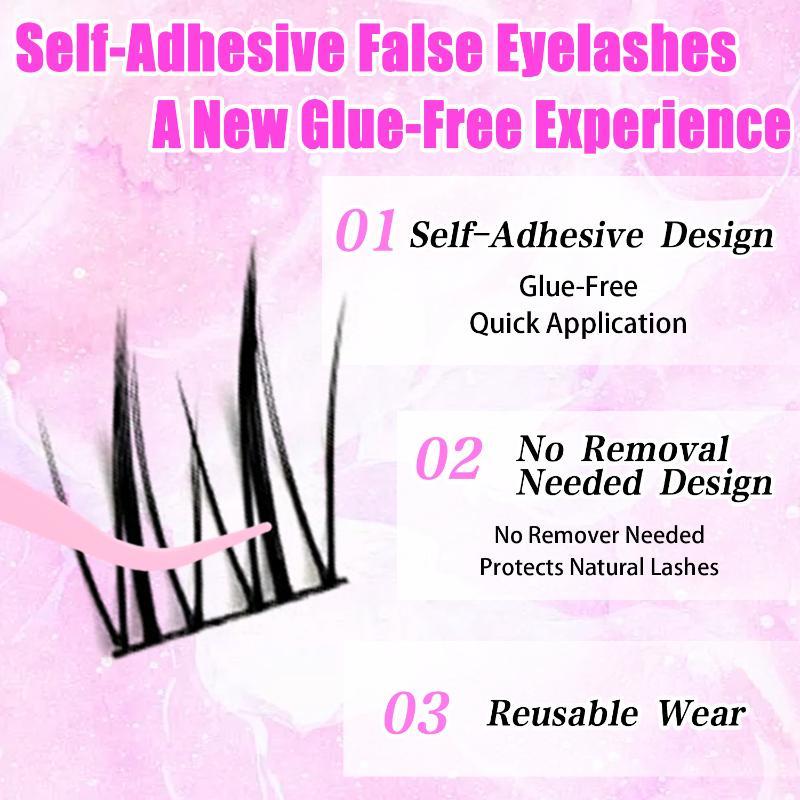 1 Box Natural Fox Eye Glue-Fre - False Eyelashes Natural avaliação e preço