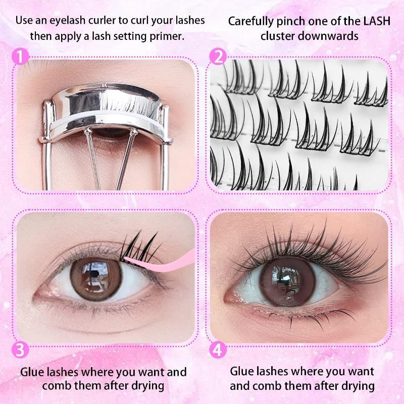 1 Box Natural Fox Eye Glue-Fre - False Eyelashes Natural avaliação e preço