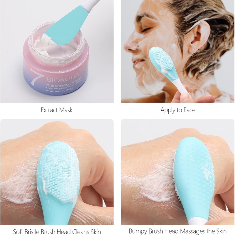 Professional Silicone Mask Bru - Woman Beauty Makeup avaliação e preço