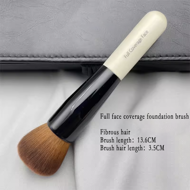 Powder Makeup Brush Wood Handl - Concealer Full Coverage avaliação e preço