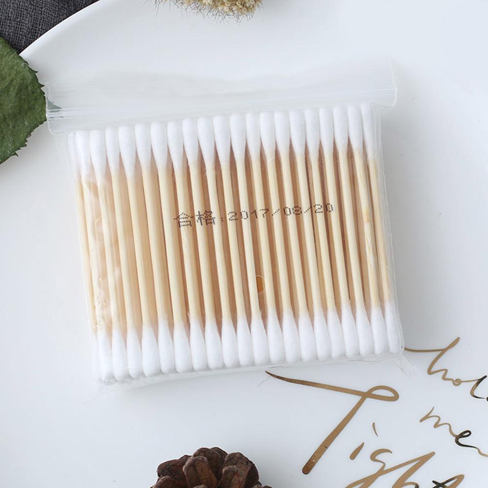 10/100pcs Disposable Cotton Sw - Beauty Makeup Remover avaliação e preço