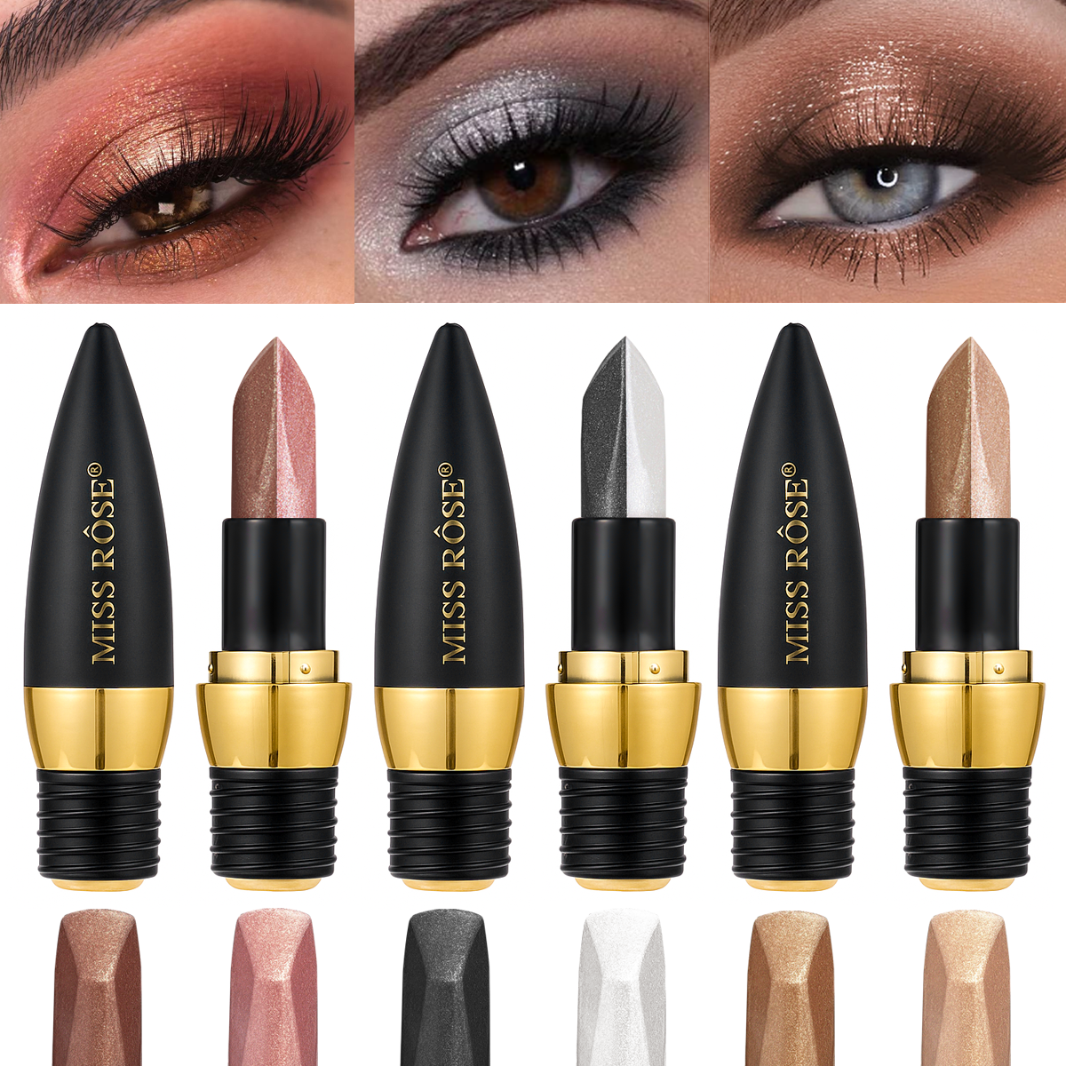 Double Color Eyeshadow Stick G - Eyeshadow Glitter Pigment avaliação e preço