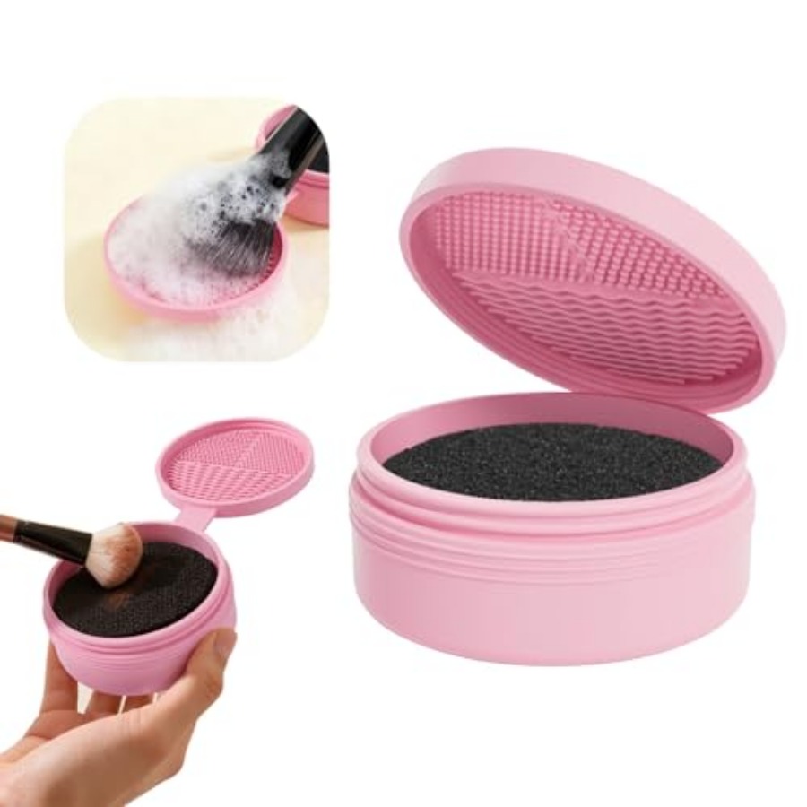 Makeup Brush Cleaner Mat and S - Cosmetic Sponge avaliação e preço