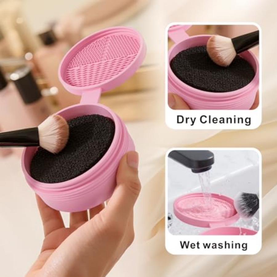 Makeup Brush Cleaner Mat and S - Cosmetic Sponge avaliação e preço