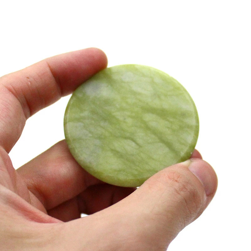5/10 Pcs Round Jade Stone Eyel - Woman Beauty Makeup avaliação e preço