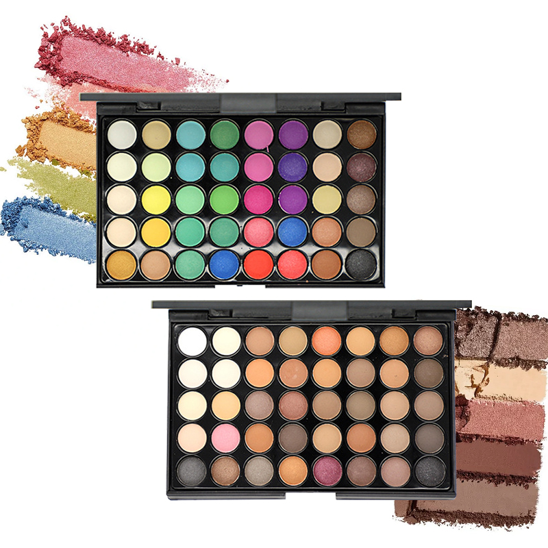 40 color eyeshadow palette - m - Eyeshadow Glitter Pigment avaliação e preço