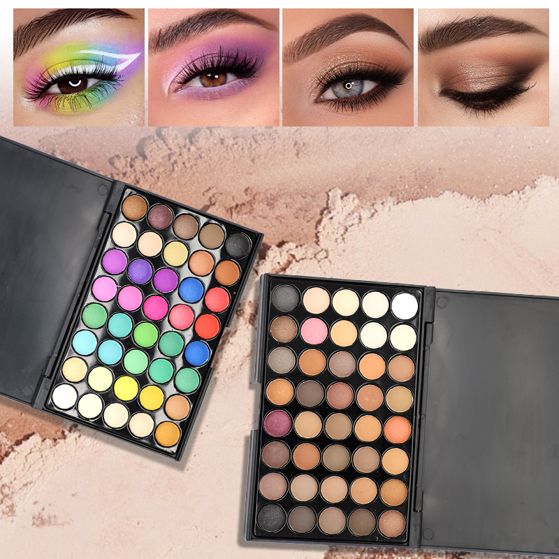 40 color eyeshadow palette - m - Eyeshadow Glitter Pigment avaliação e preço