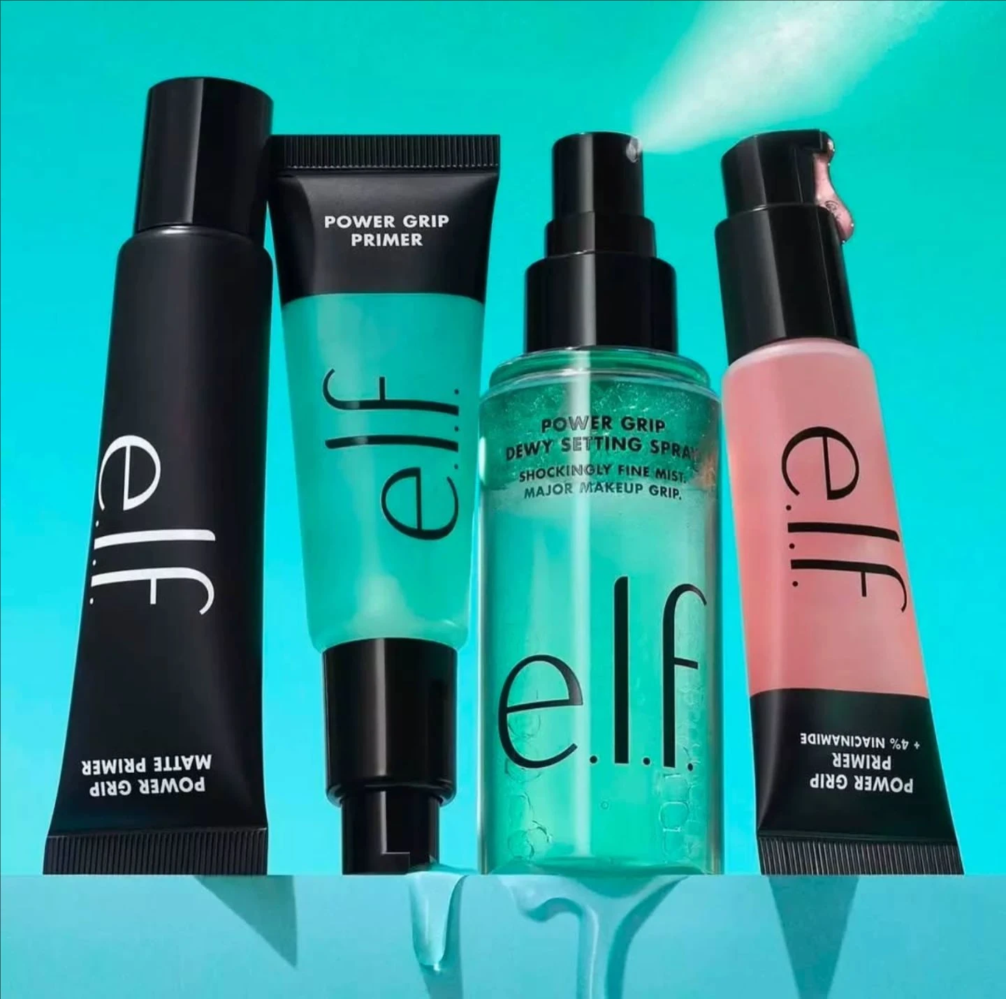 Elf Makeup Power Grip Dewy Set - Beauty Makeup Foundation avaliação e preço